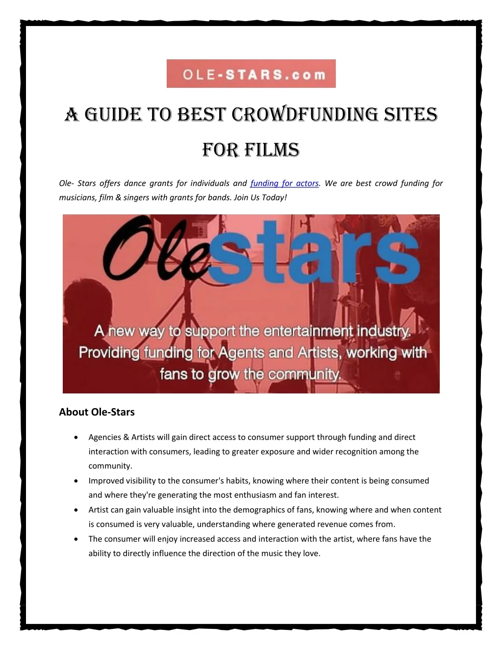 a guide to best crowdfunding sites