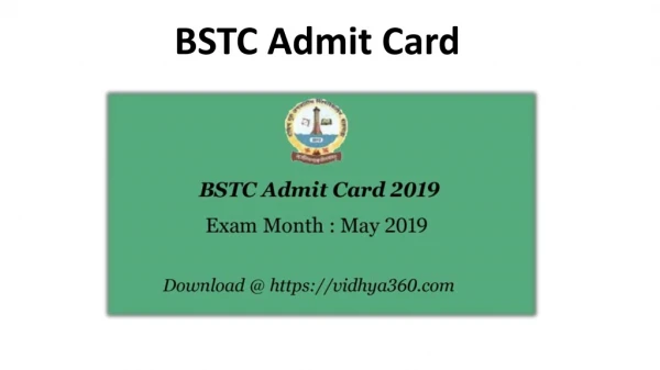 Rajasthan BSTC Admit Card 2019 - Download D.El.Ed (Pre) Hall Ticket/?????? ????