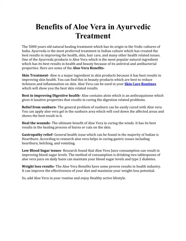 benefits-of-aloe-vera-in-ayurvedic-treatment