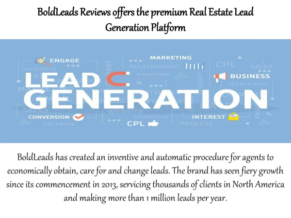 BoldLeads Reviews offers the premium Real Estate Lead Generation Platform