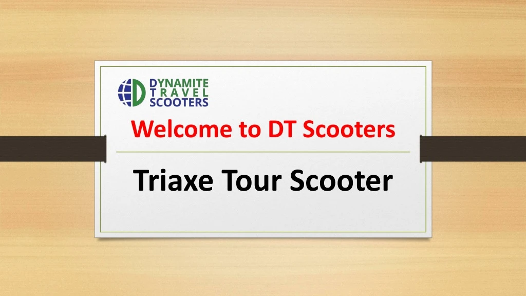 welcome to dt scooters