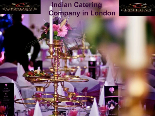 Indian Catering Company in London