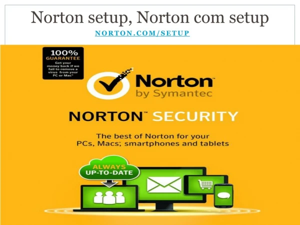 Norton setup, install Norton com setup