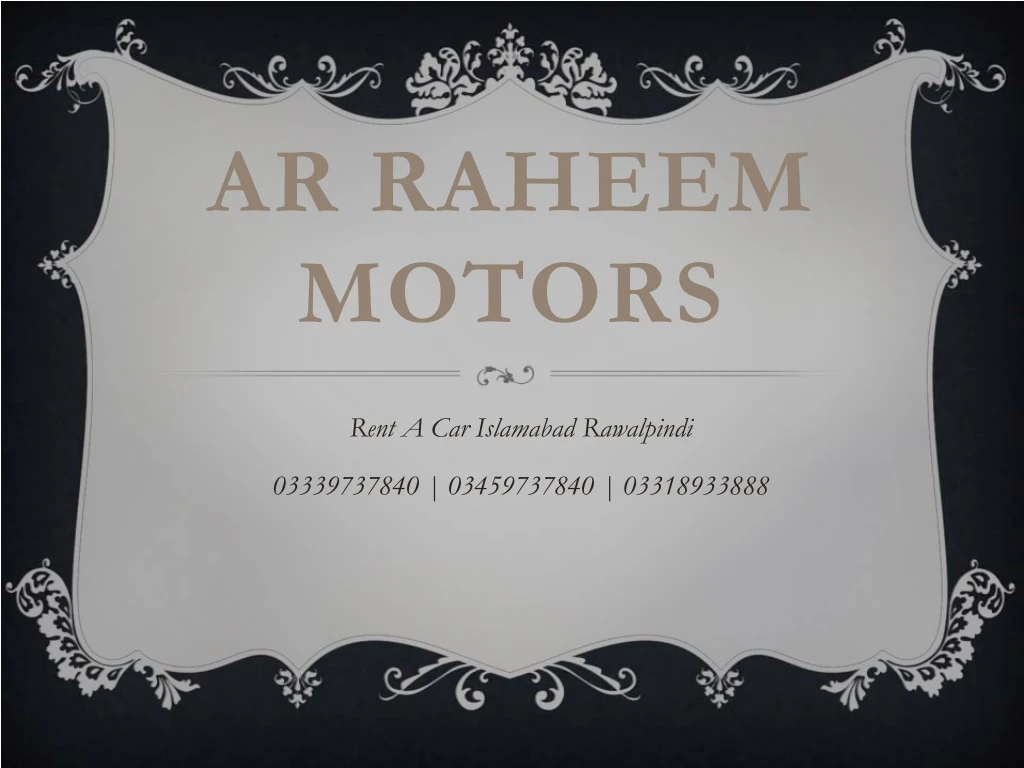 ar raheem motors