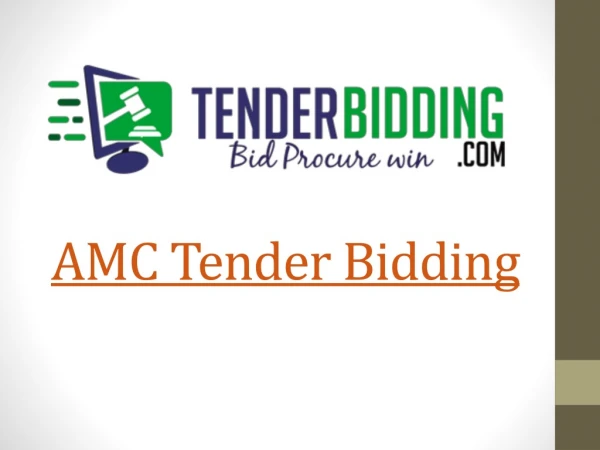 AMC Tender Bidding