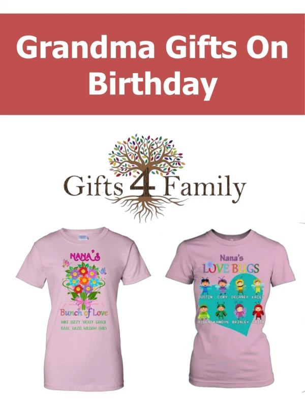 Grandma Gifts On Birthday