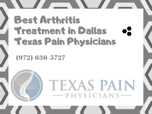Best Arthritis Treatment in Dallas