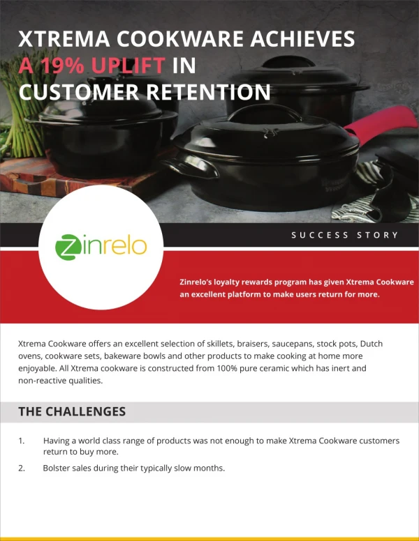 Xtrema Cookware Achieve a 19% Uplift in Customer Retention Case Study