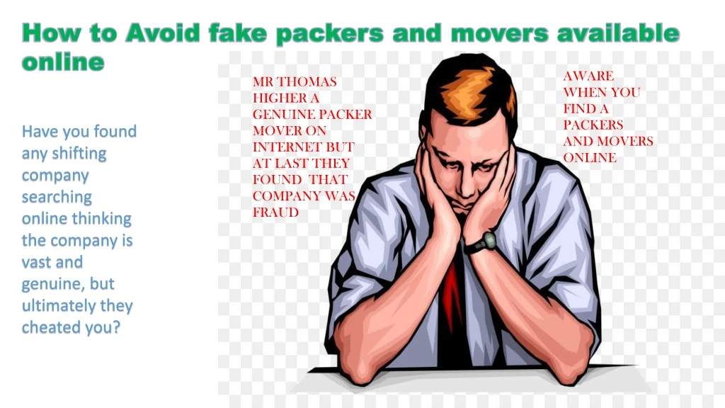 how to avoid fake packers and movers available