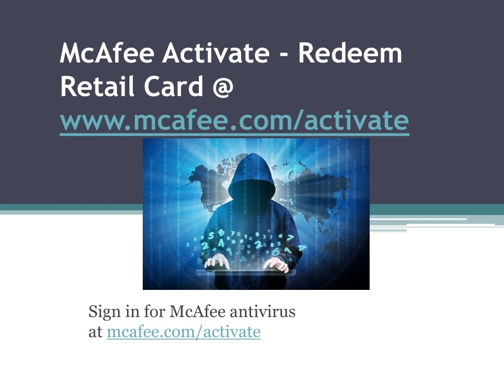 mcafee activate redeem retail card @ www mcafee com activate