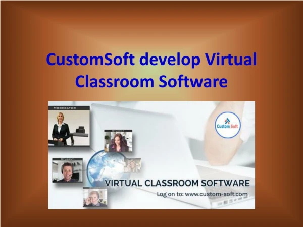 customsoft develop virtual classroom software