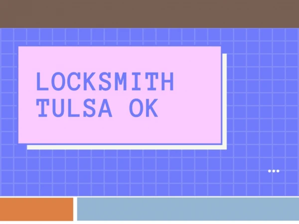 Locksmith Tulsa OK