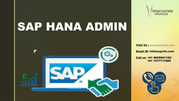 sap hana admin