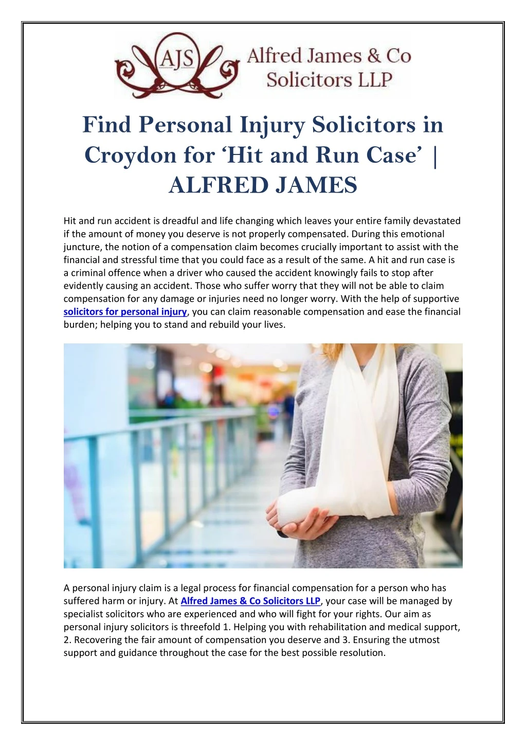 find personal injury solicitors in croydon