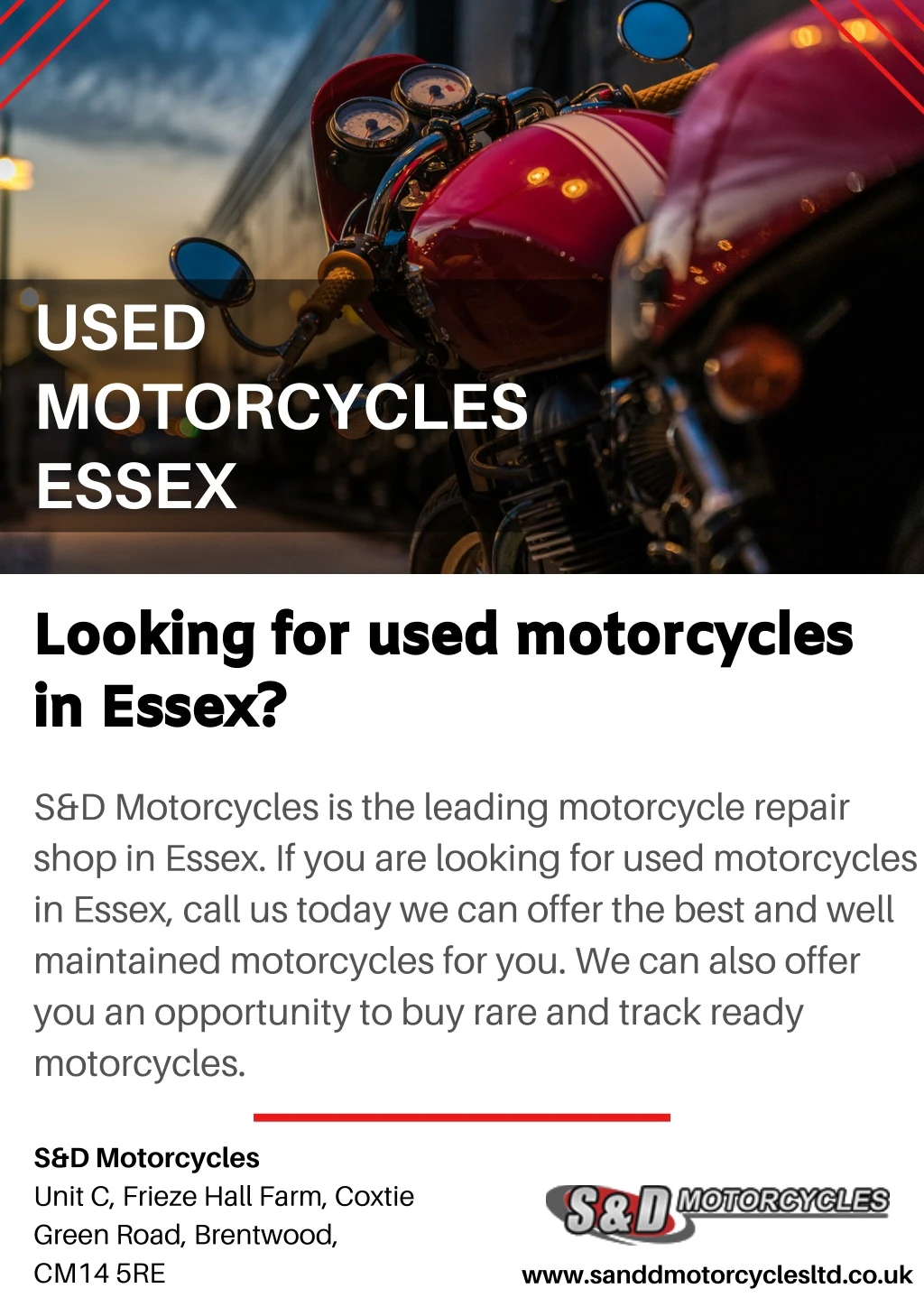 used motorcycles essex