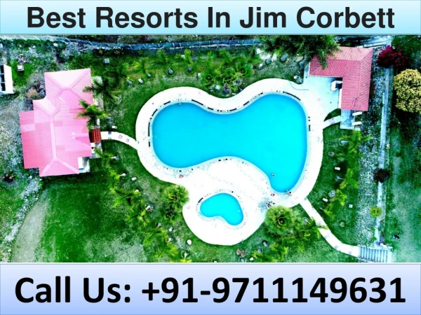 best resorts in jim corbett