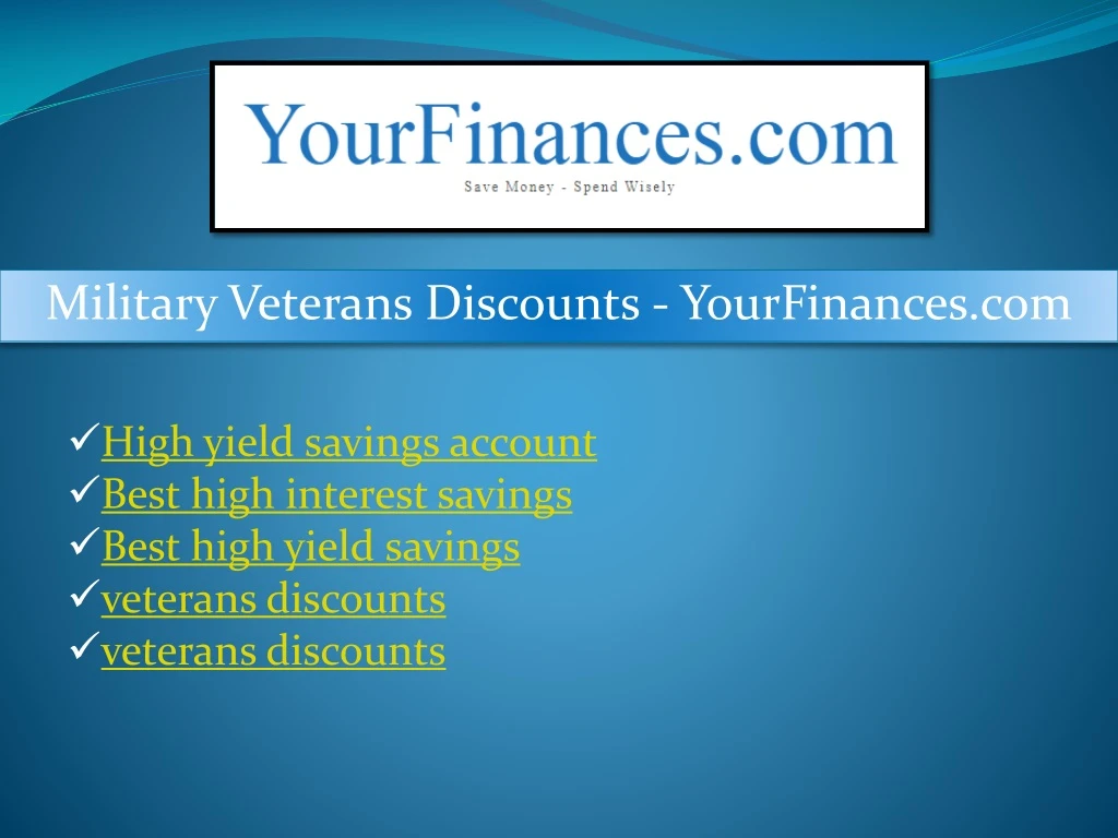 military veterans discounts yourfinances com