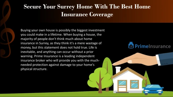 Secure Your Surrey Home With The Best Home Insurance Coverage
