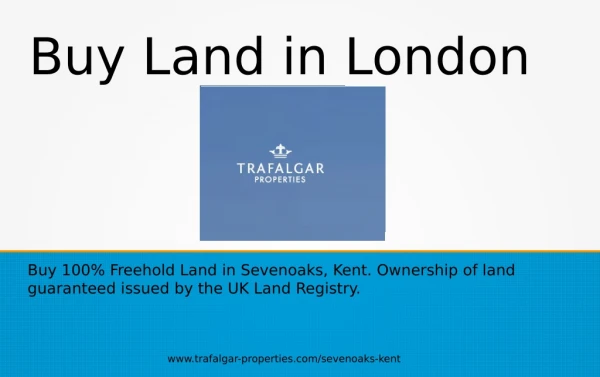 Buy Land in London