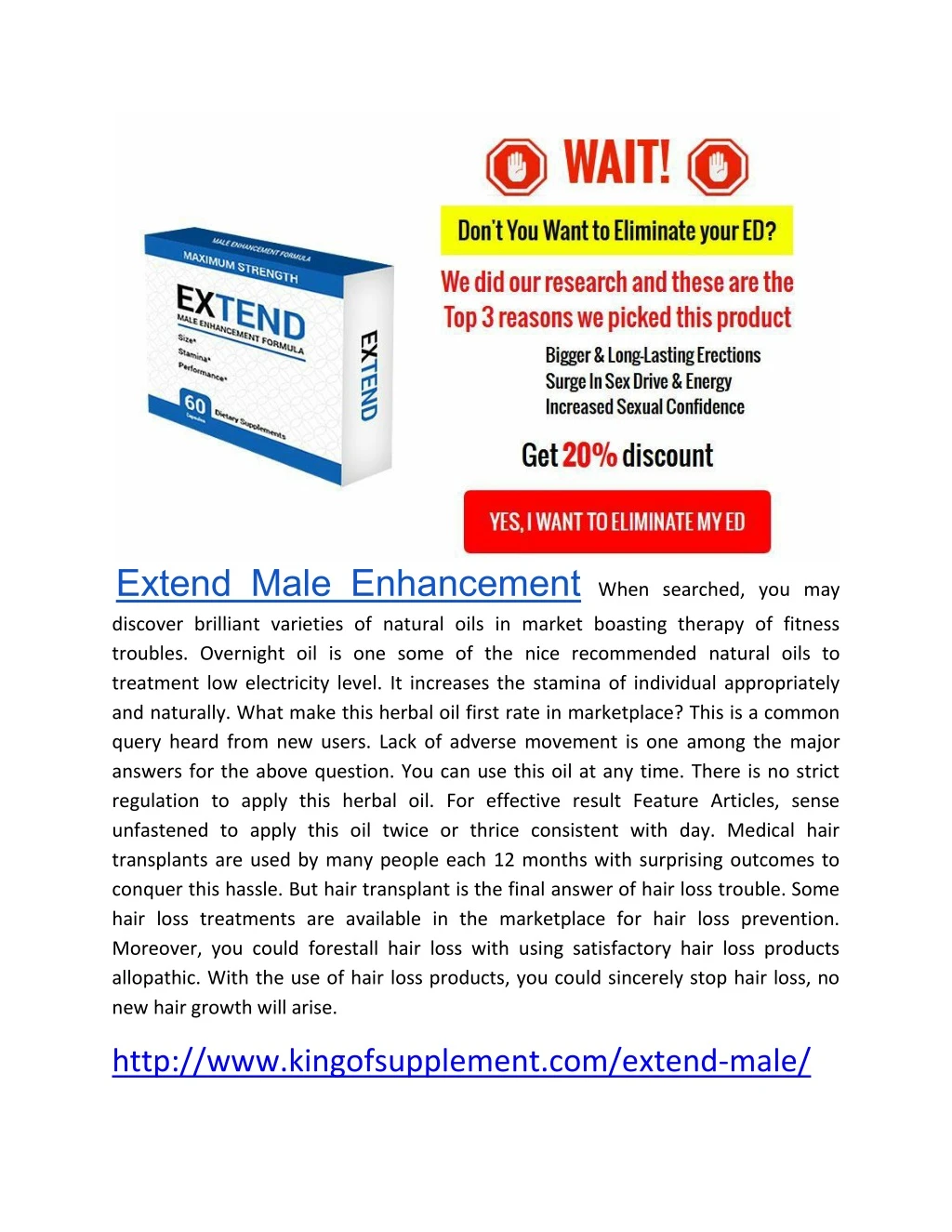 extend male enhancement when searched you may