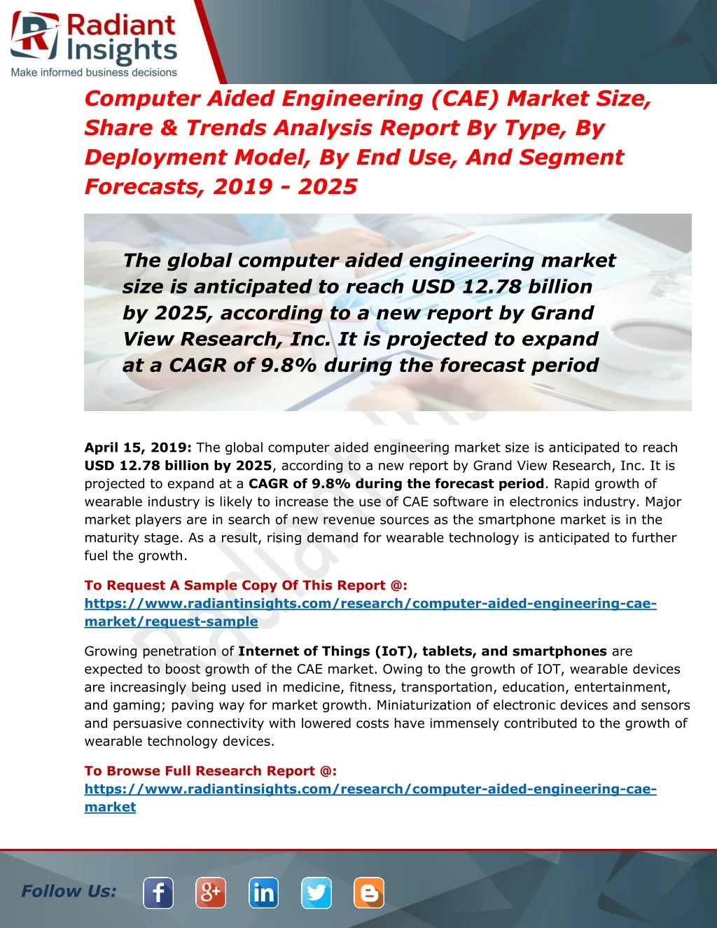 computer aided engineering cae market size share