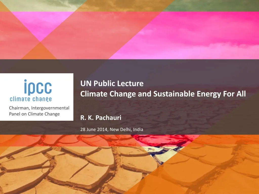 un public lecture climate change and sustainable