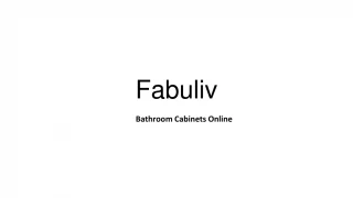 bathroom cabinets online