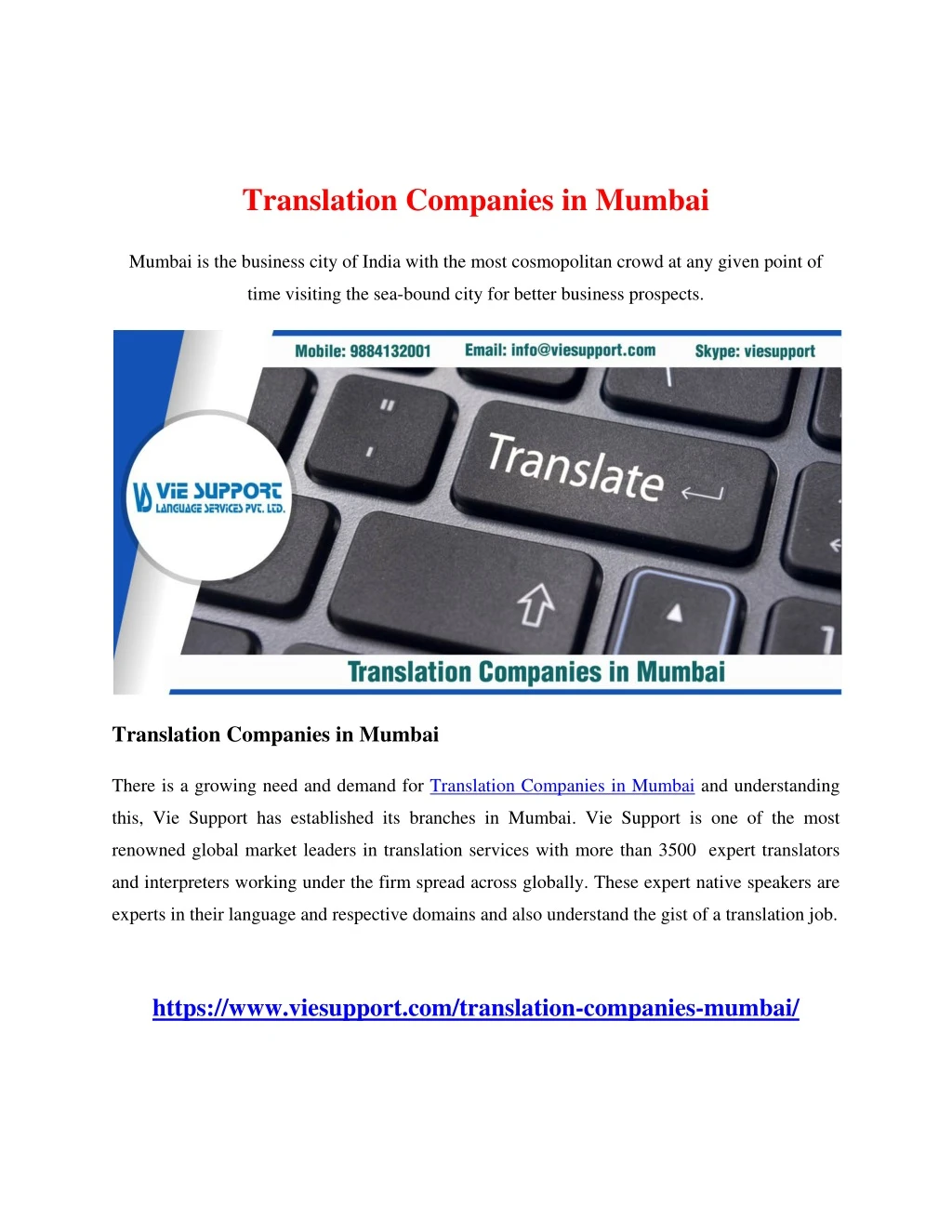 translation companies in mumbai