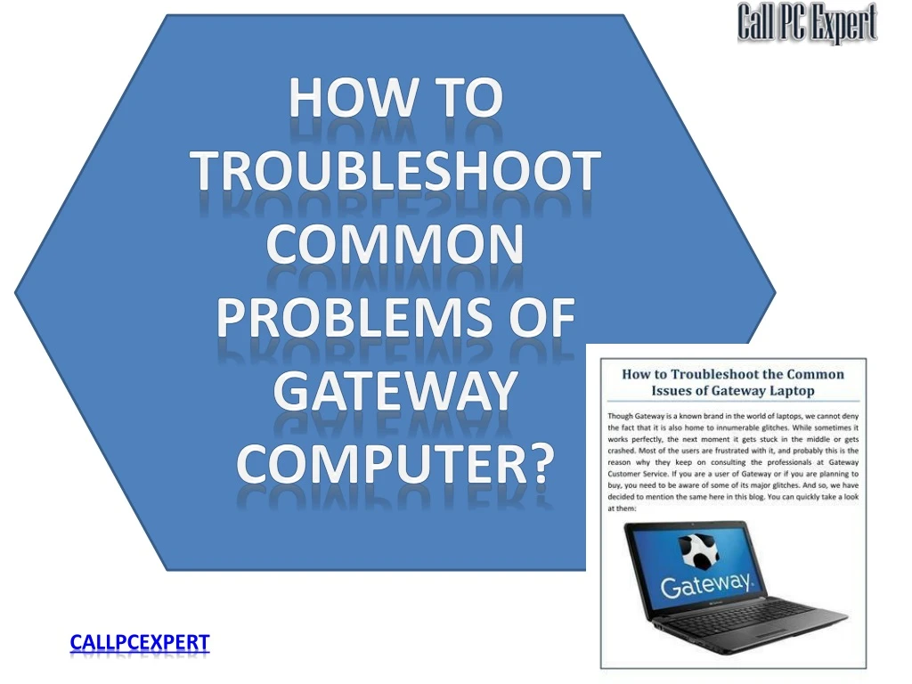 how to troubleshoot common problems of gateway