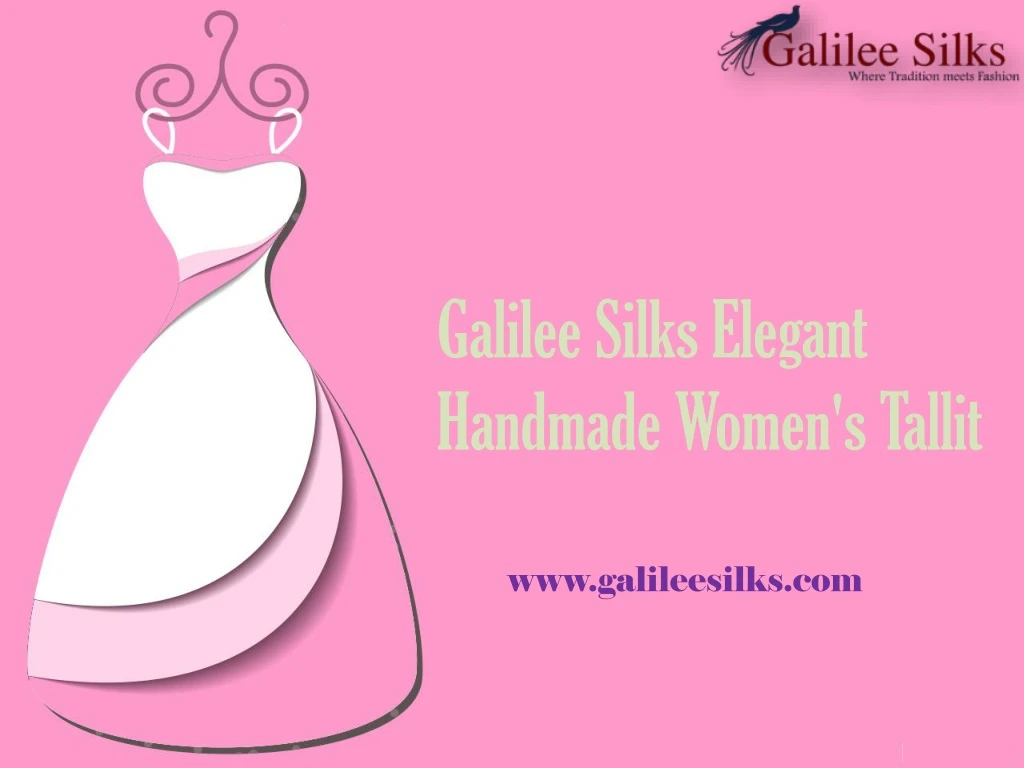 galilee silks elegant handmade women s tallit