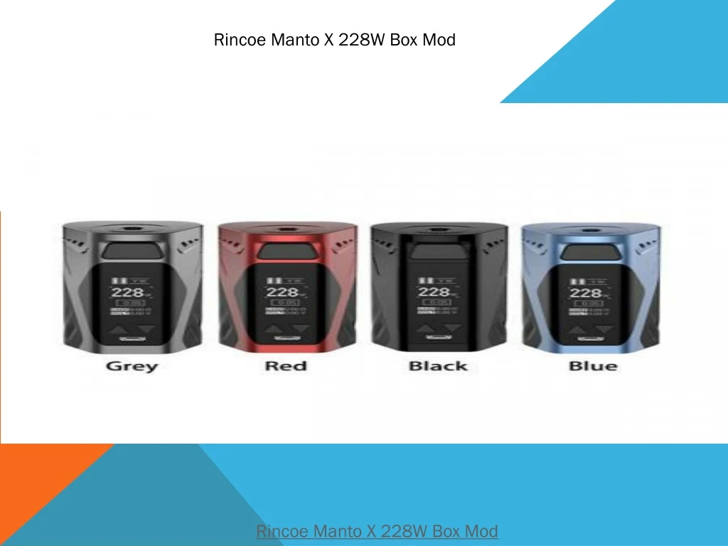 rincoe manto x 228w box mod