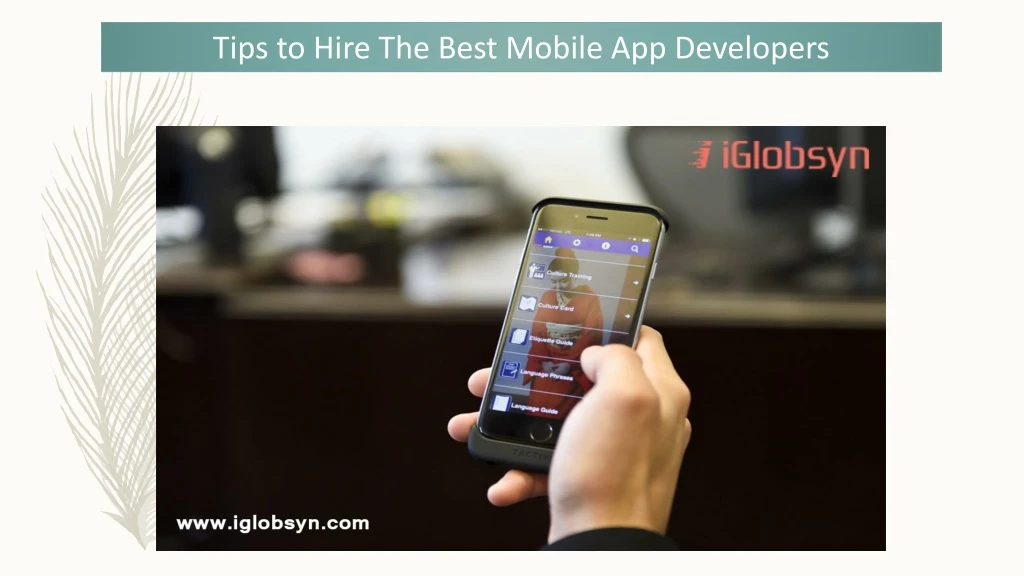 tips to hire the best mobile app developers