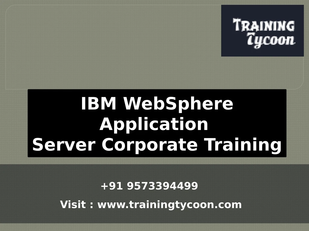 ibm websphere application server corporate