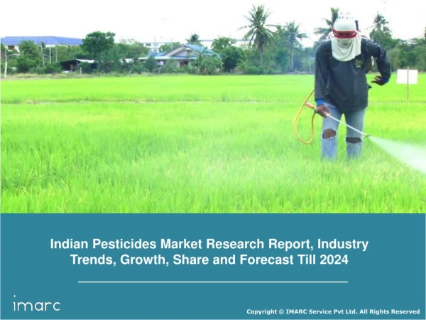 Indian Pesticides Market Reach INR 316.3 Billion by 2024 and Expanding at a CAGR of 8.1%