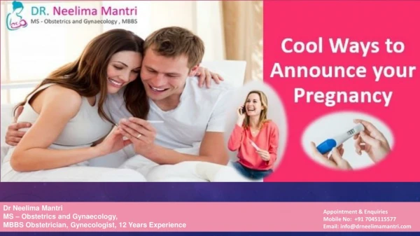 Cool Ways to Announce Your Pregnancy
