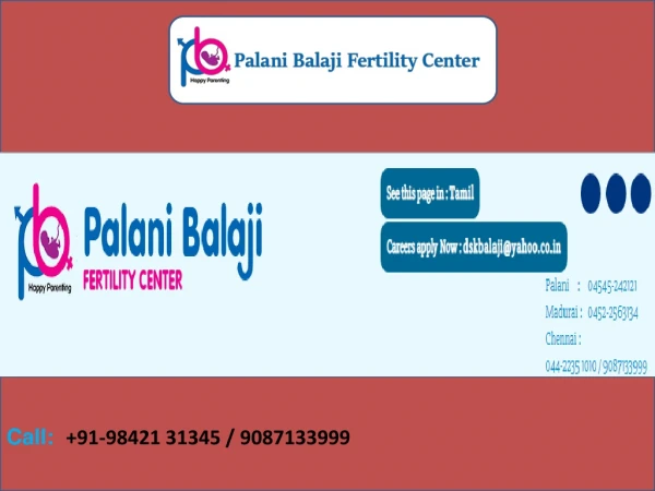 Cheap and Best Fertility Center In Chennai