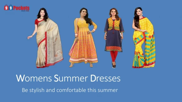 Trendy Women's Summer Dresses | 99pockets.com