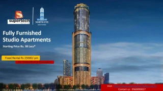 Studio Apartment at Supertech Northeye Sector 74 Noida # 9560090027 - slide 1