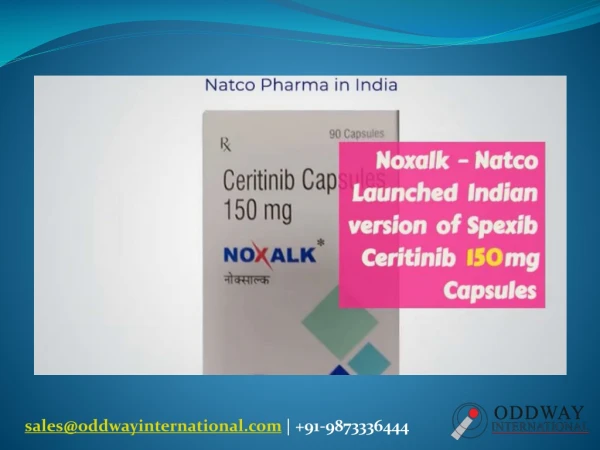 Ceritinib 150mg Capsules Price - Where and How to Buy Noxalk in USA and UK