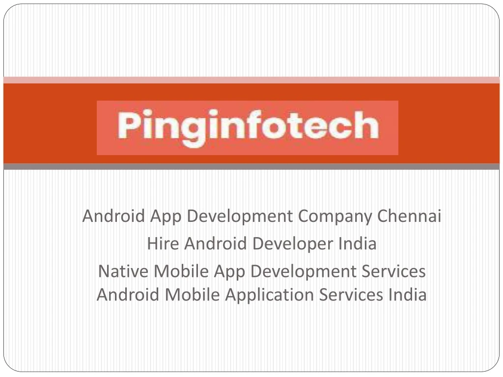 android app development company chennai hire