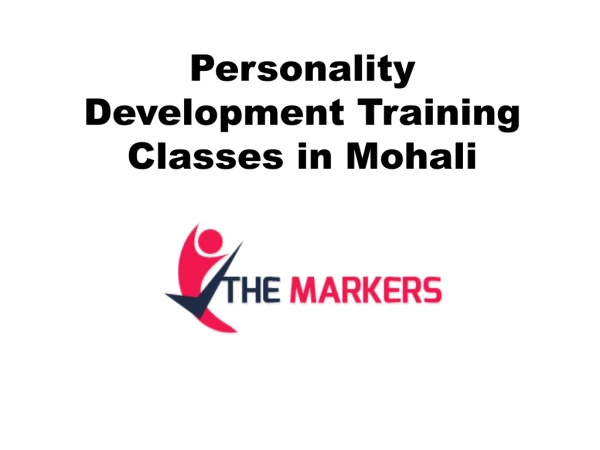 Personality Development Training Classes in Mohali