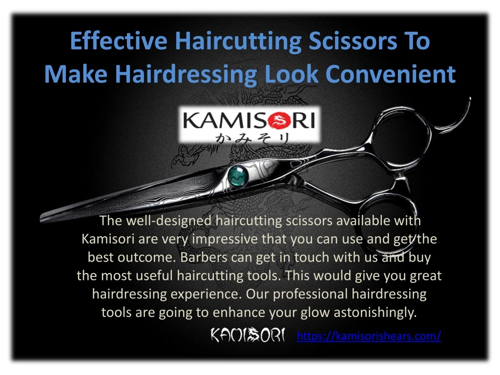 effective haircutting scissors to make