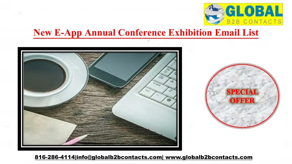 new e app annual conference exhibition email list
