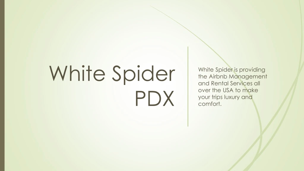 white spider pdx