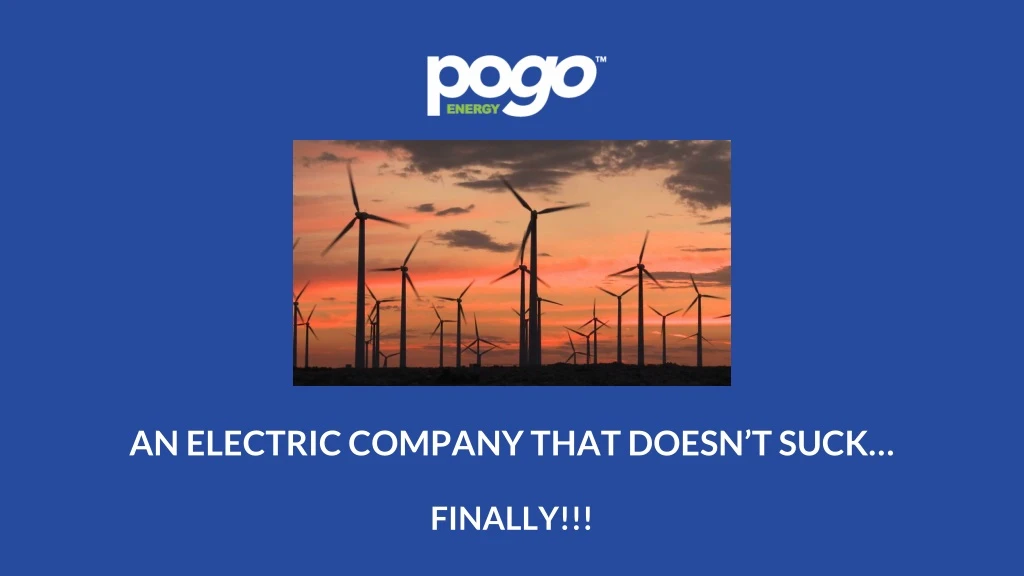 an electric company that doesn t suck