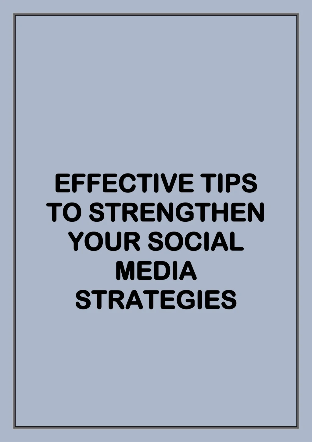 effective tips effective tips to strengthen