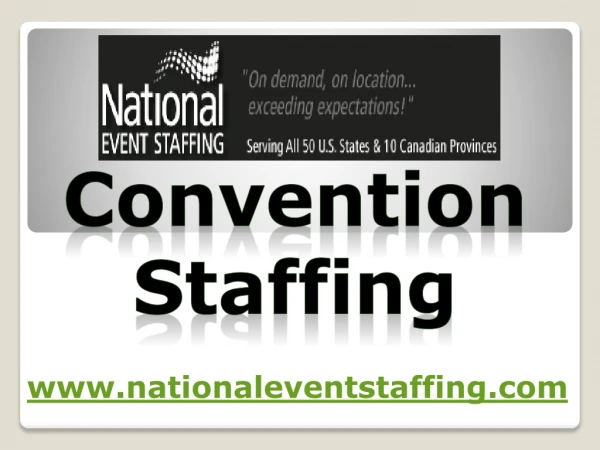 Convention Staffing-www.nationaleventstaffing.com