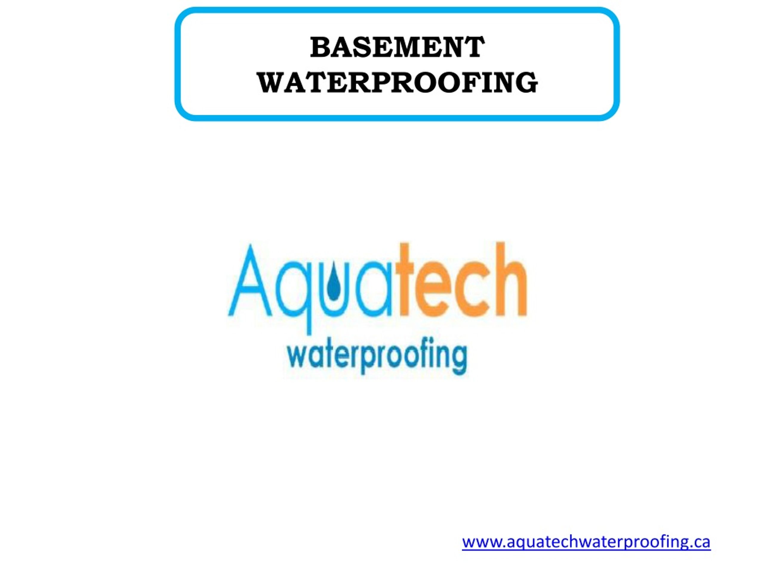 PPT - BASEMENT WATERPROOFING PowerPoint Presentation, free download ...