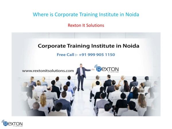 where is corporate training institute in noida