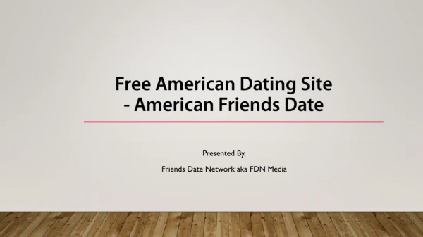 Free American Dating Site